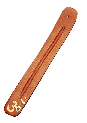 Räucherstäbchenhalter mit Mantra Om
