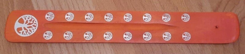 Räucherstäbchenhalter Baum des Lebens Orange
