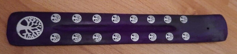 Räucherstäbchenhalter Baum des Lebens Violett