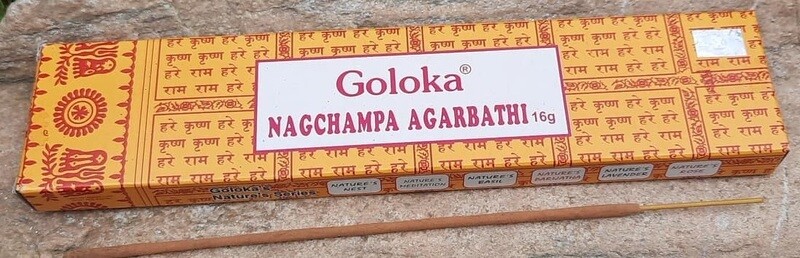 Goloka Nag Champa Agarbathi Räucherstäbchen 16 g