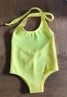 Badeanzug gelb fuer 40 cm Baeren