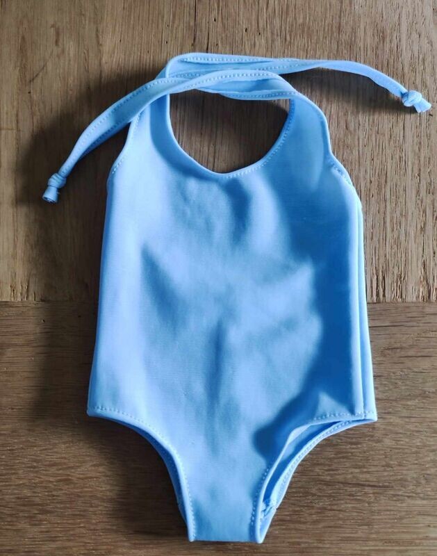 Badeanzug hellblau fuer 40 cm Baeren Badeanzug hellblau fuer 40 cm Baeren