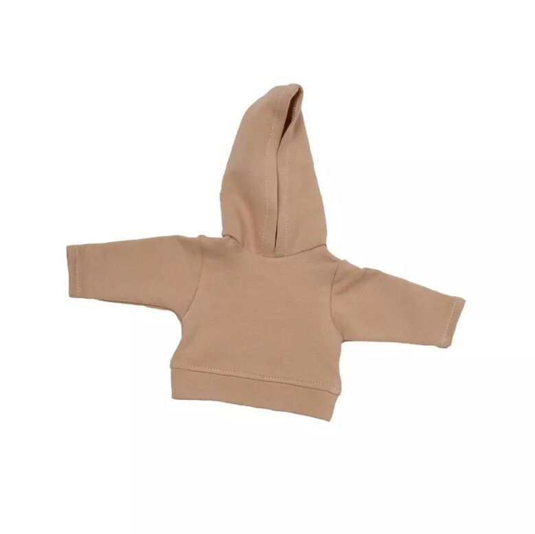 Classic Hoodie - Beige. Kapuzenpullover. Für 23 cm Bären. Dekoartikel. Gebraucht