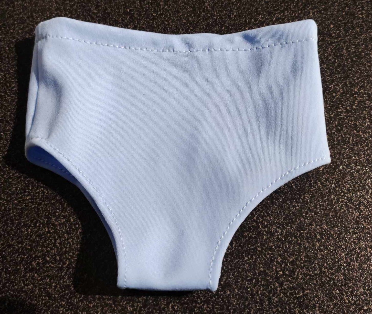 Badehose Hellblau (für 40 cm Bären). Dekoartikel. Gebraucht
