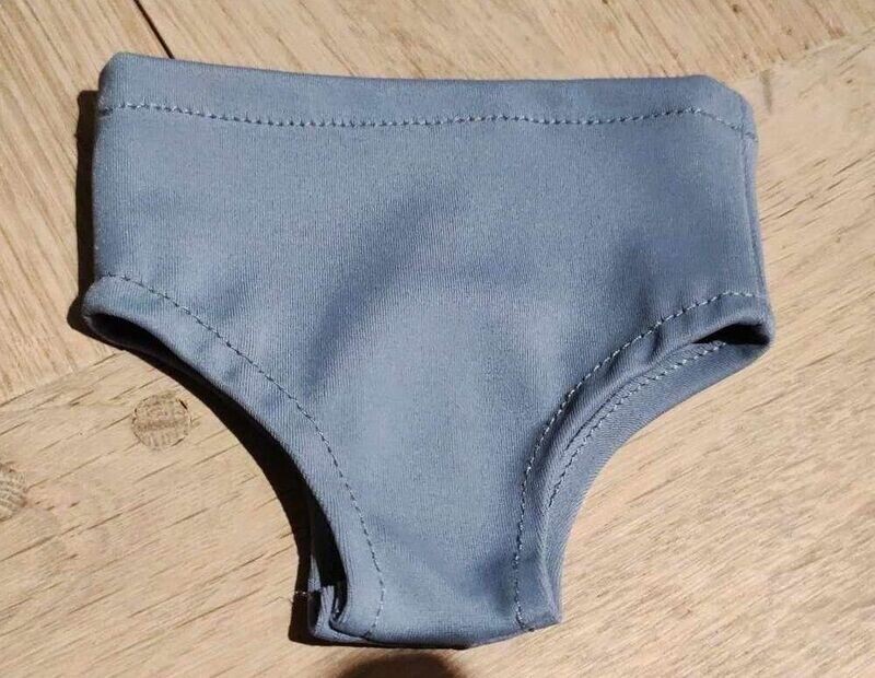 Badehose Dunkelgrau (für 40 cm Bären). Dekoartikel. Gebraucht