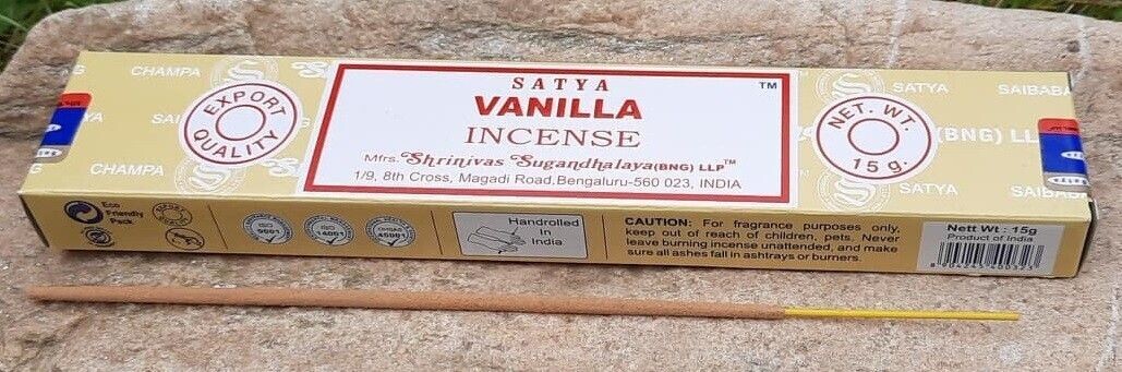 Satya Vanilla Räucherstäbchen 15 g