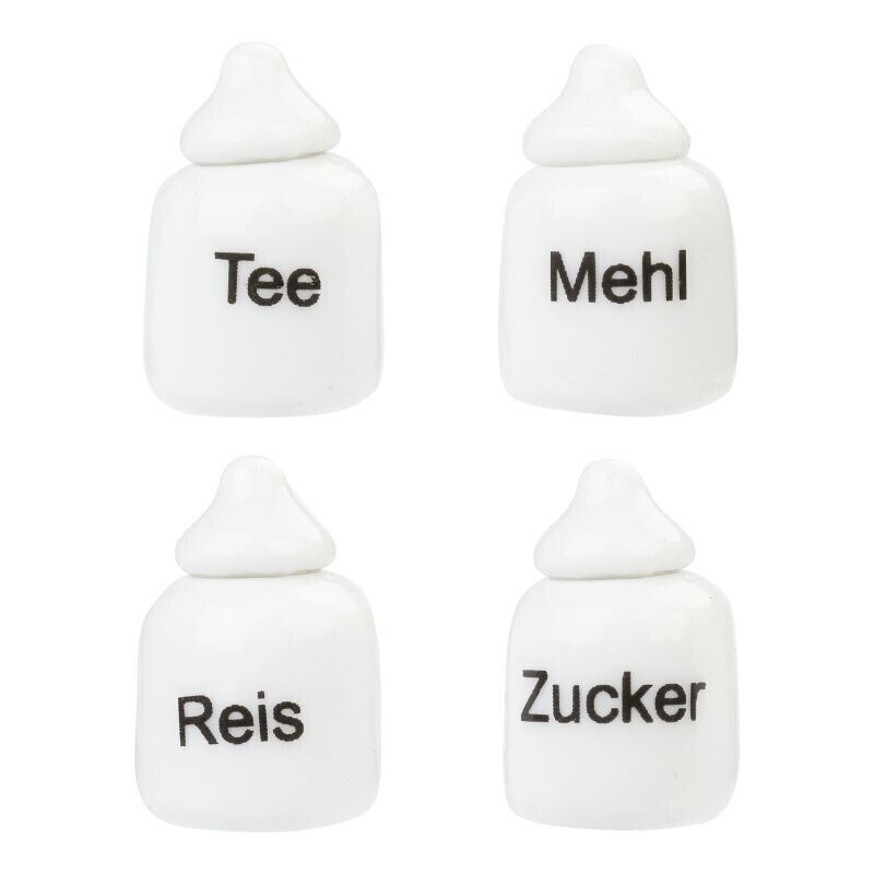 Miniatur Porzellan Dosen für die Kueche Miniatur Porzellan Dosen für die Kueche