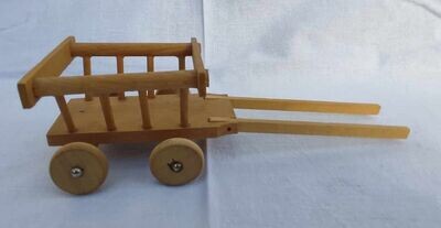 Vintage Puppenstuben Leiterwagen. Dekoartikel Vintage Puppenstuben Leiterwagen. Dekoartikel