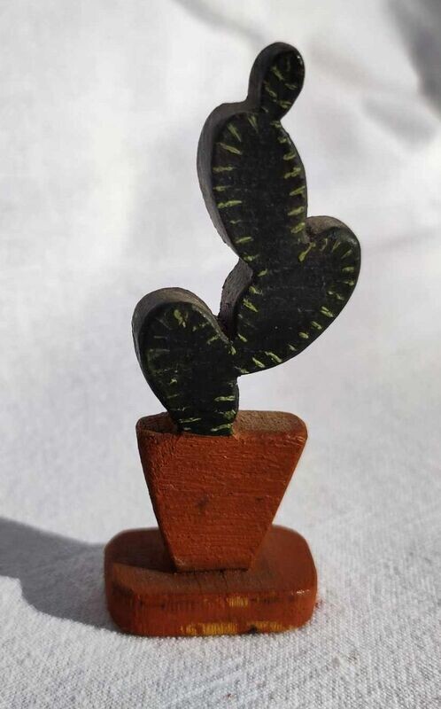 Miniatur Kaktus. Wichteltür Zubehör. Gebraucht. Dekoartikel. Gebraucht