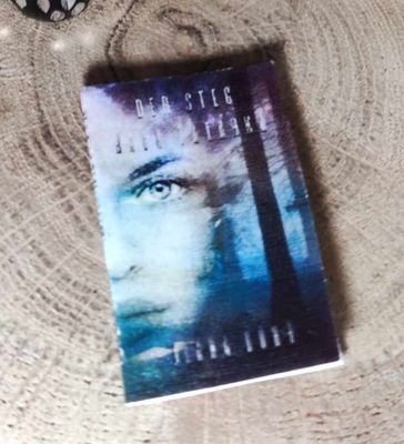 Ein Miniatur Buch: Diana Dörr - Der Steg nach Tatarka.  Wichteltür Zubehör. Dekoartikel