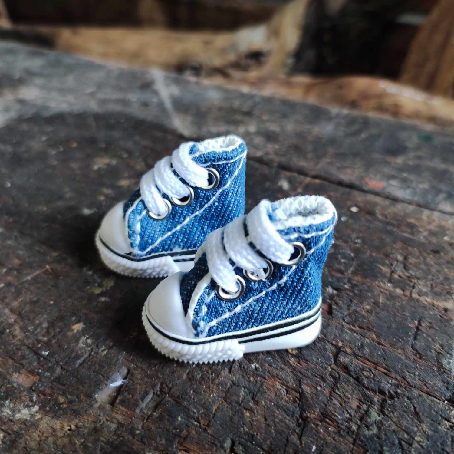 Mini Turnschuhe Jeans 3 cm Baeren
