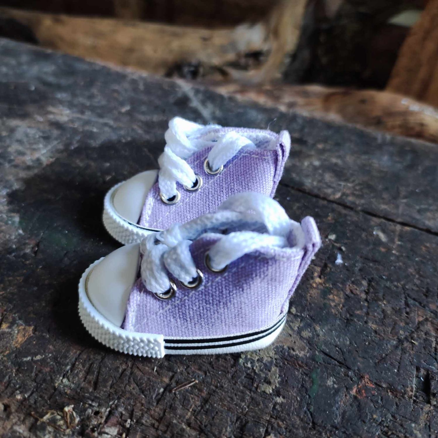 Mini Turnschuhe Flieder 5 cm Baer