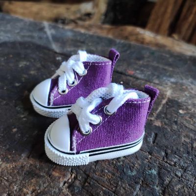 Turnschuhe Lila 5 cm Baer
