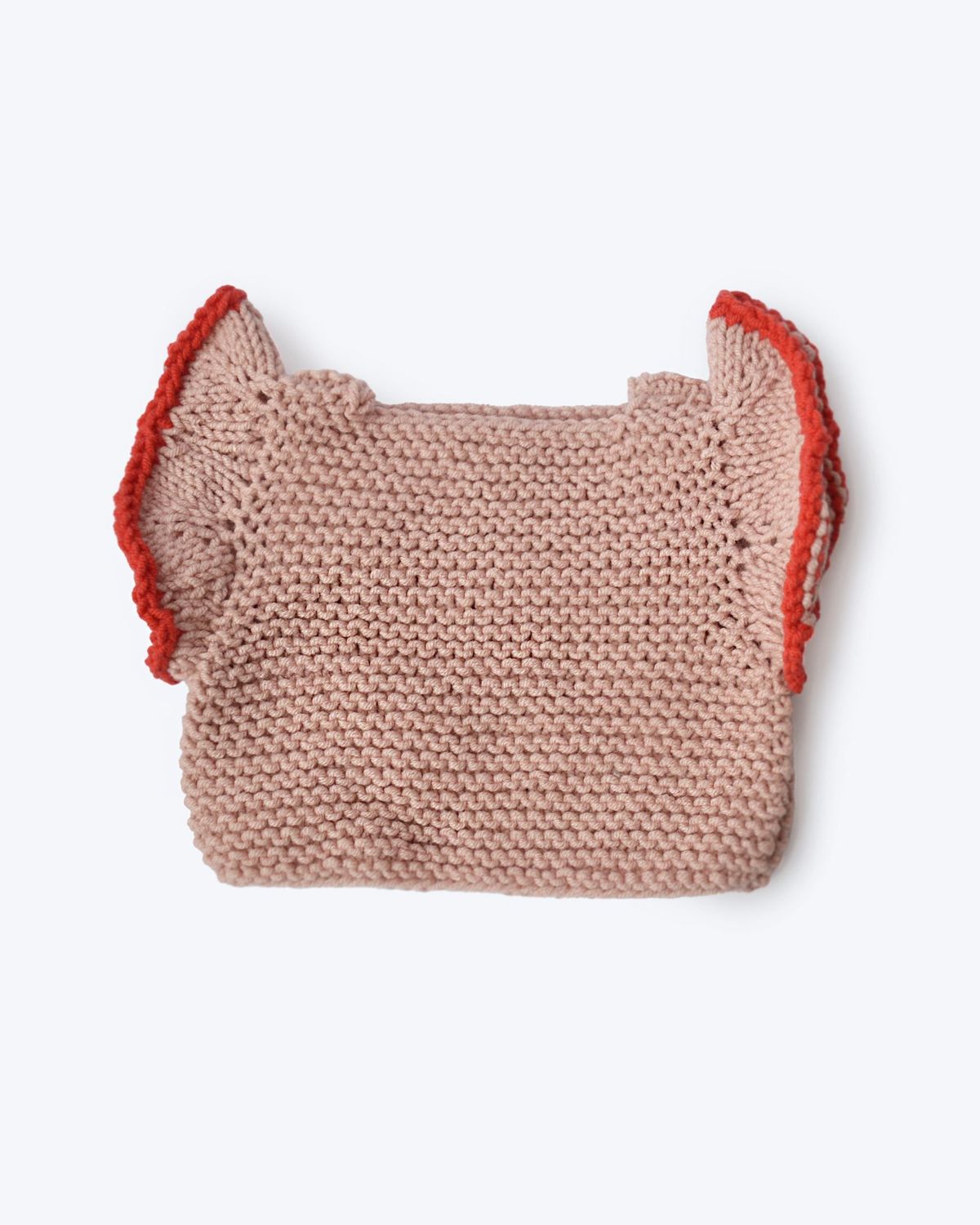 Handgestrickter Pulli Koralle. Strickpullover fuer 40 cm Baeren