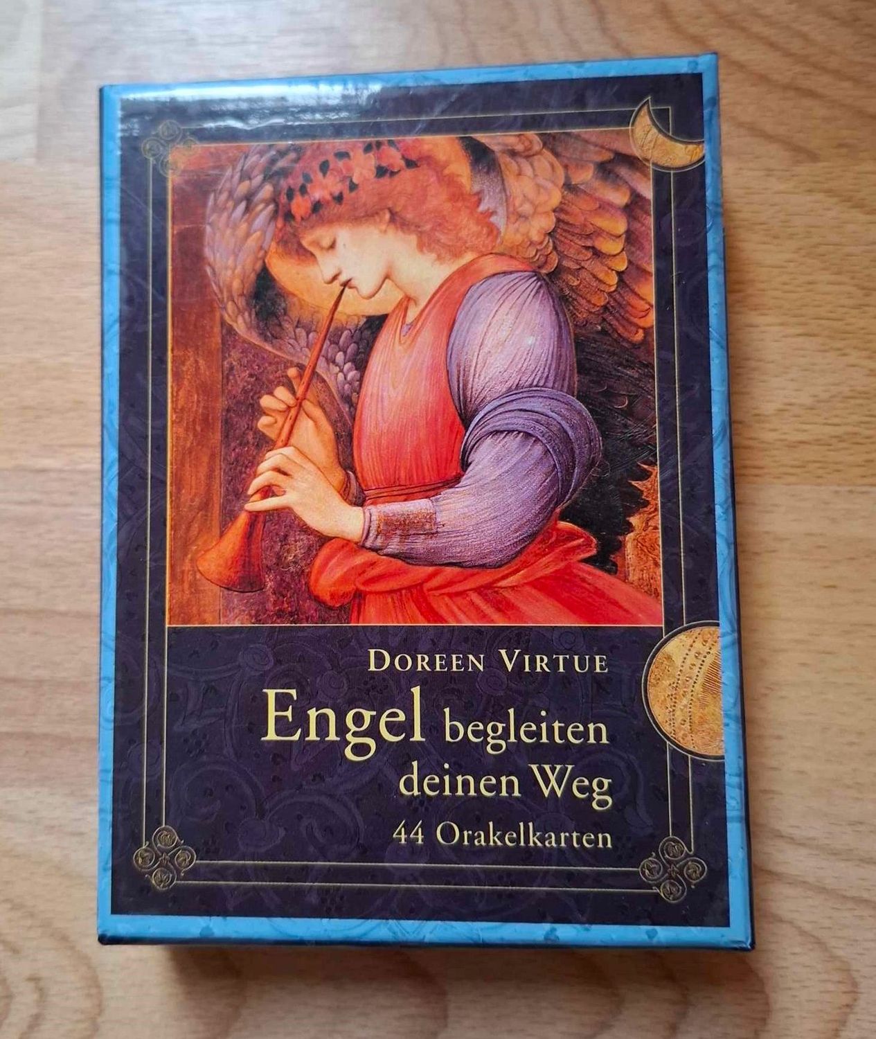 Engel begleiten deinen Weg.  Buch und Kartendeck von Doreen Virtue (antiquarisch)