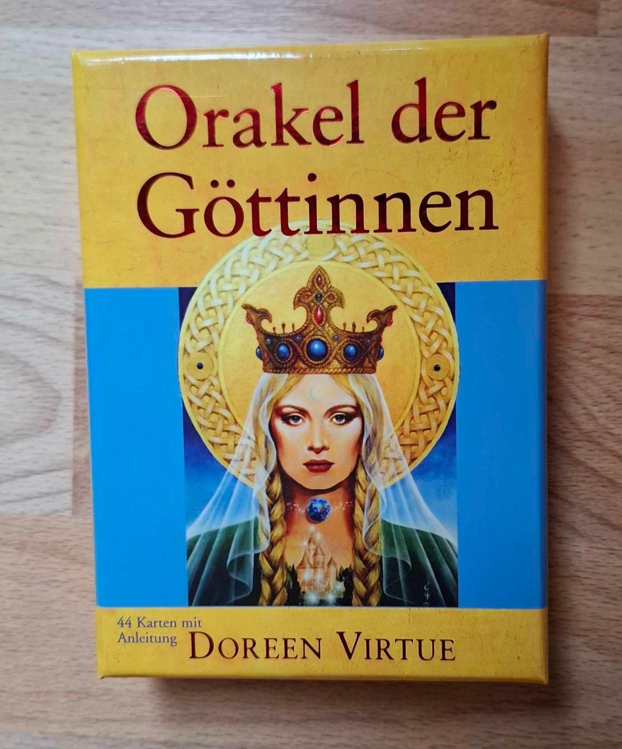 Orakel der Göttinnen.  Buch und Kartendeck von Doreen Virtue (antiquarisch)