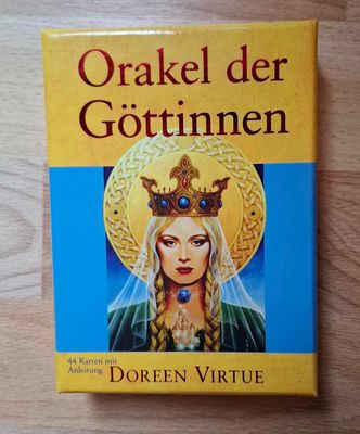Orakel der Göttinnen.  Buch und Kartendeck von Doreen Virtue (antiquarisch)