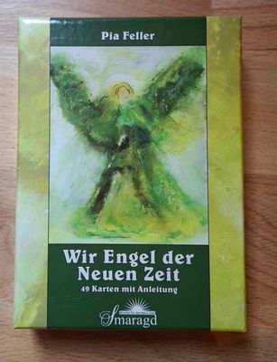 Wir Engel der neuen Zeit.  Buch und Kartendeck von Pia Feller (antiquarisch)