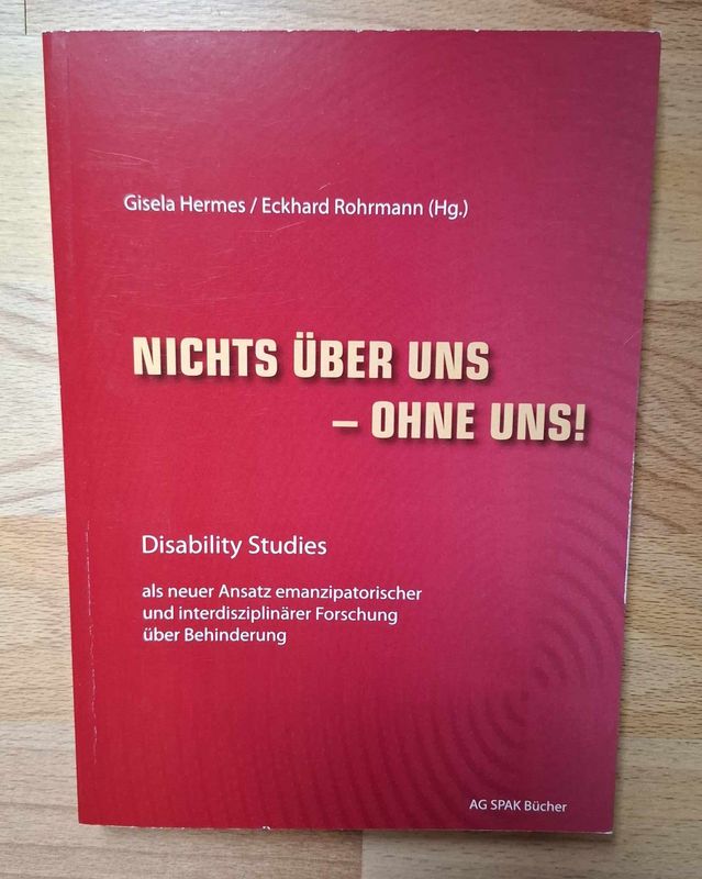 Gisela Hermes/ Eckhard Rohrmann: Nichts über uns - ohne uns! (antiquarisch)