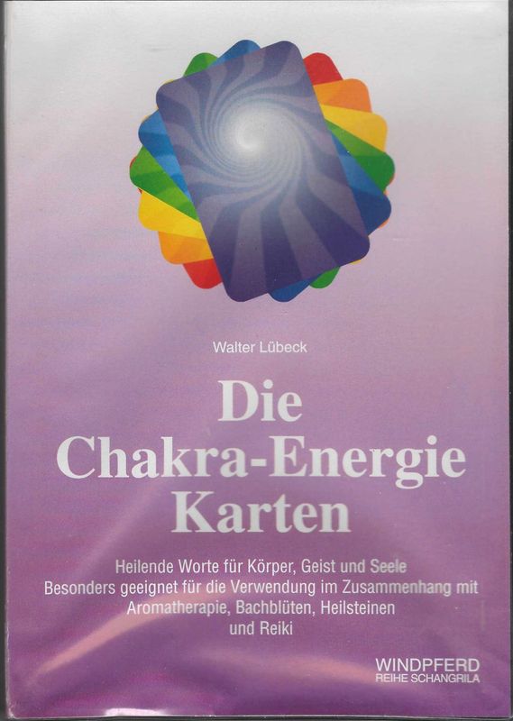 Walter Lübeck. Die Chakra-Energie-Karten: Heilende Worte für Körper, Geist und Seele – 126 Karten mit Handbuch. (antiquarisch)