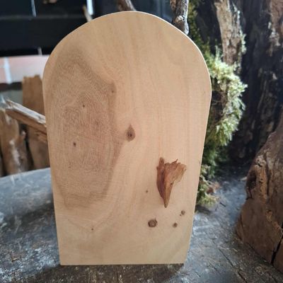 Wichteltür mit Holzgriff