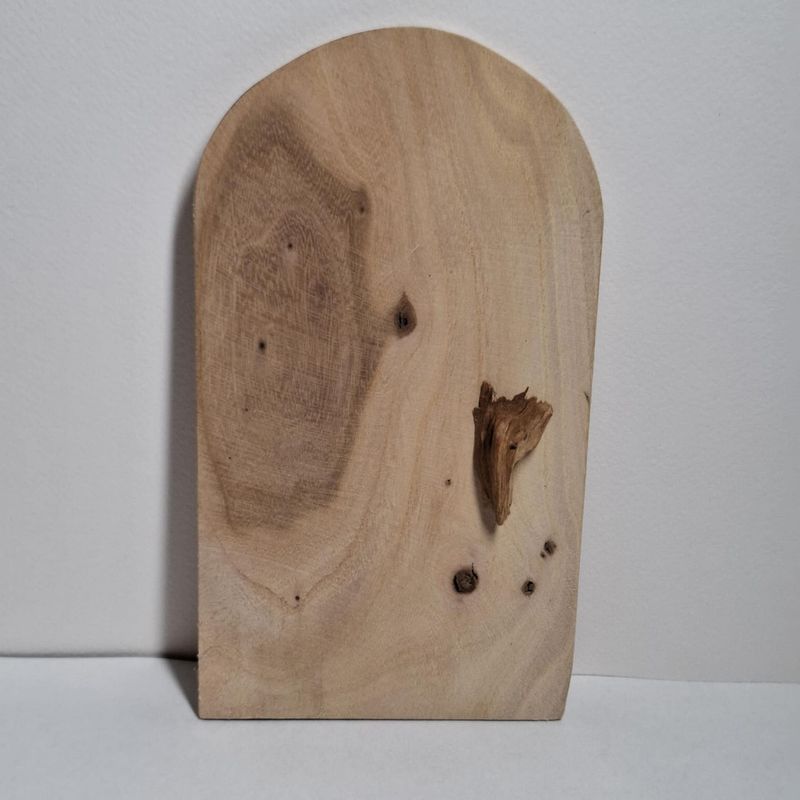 Wichteltür mit Holzgriff