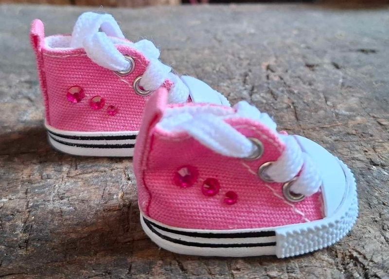 Mini Turnschuhe Pink 5 cm Mini Turnschuhe Pink 5 cm