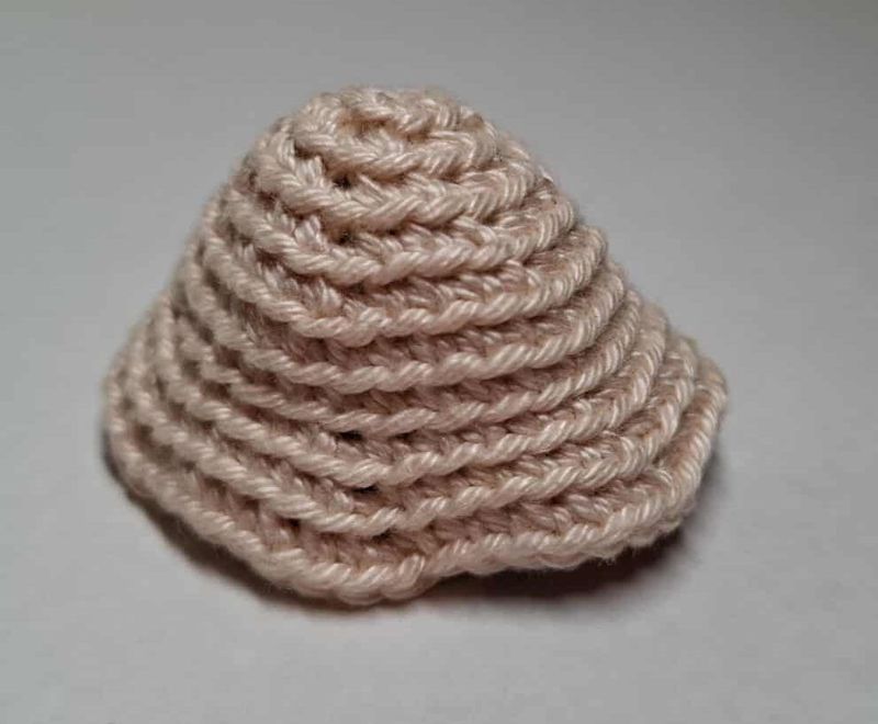 Gehaekelter Sonnenhut Beige fuer Baby Baeren