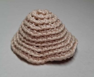 Gehaekelter Sonnenhut Beige fuer Philomena Kloss Baby Baeren