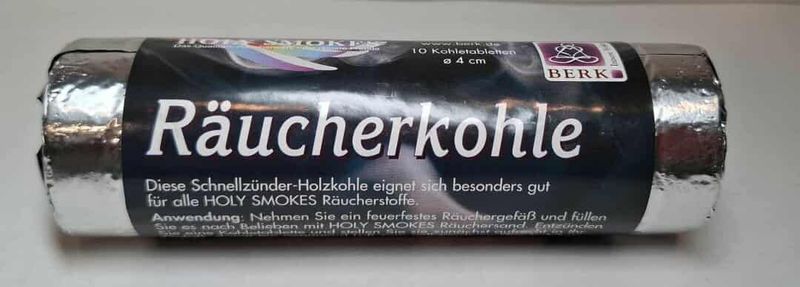 Raeucherkohle 4 cm Raeucherkohle 4 cm