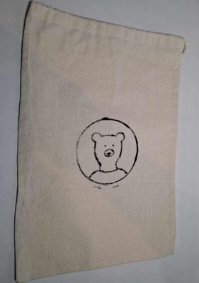 Baumwollbeutel Bären Motiv klein Baumwollbeutel Bären Motiv
