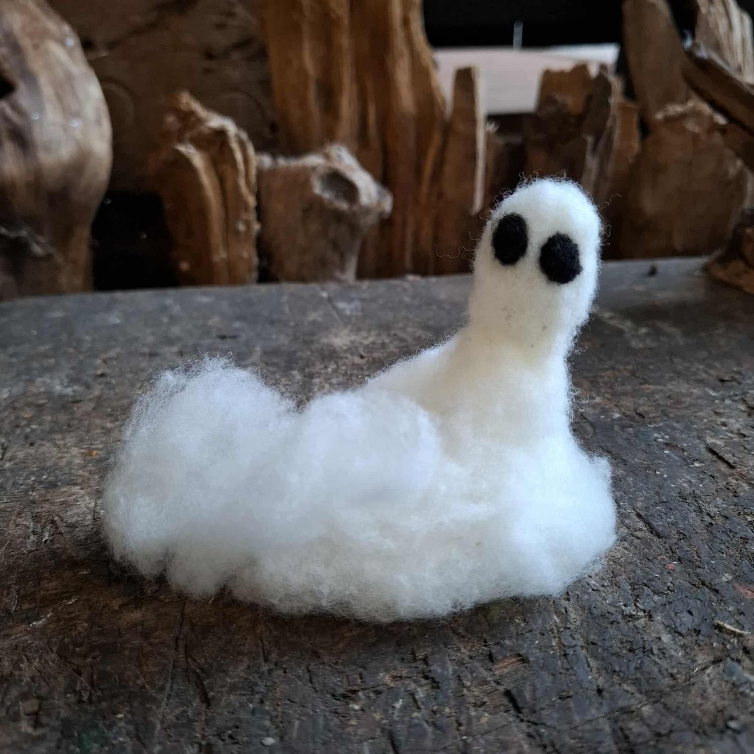 Gespenst Hubu gefilzt Gespenst Hubu gefilzt