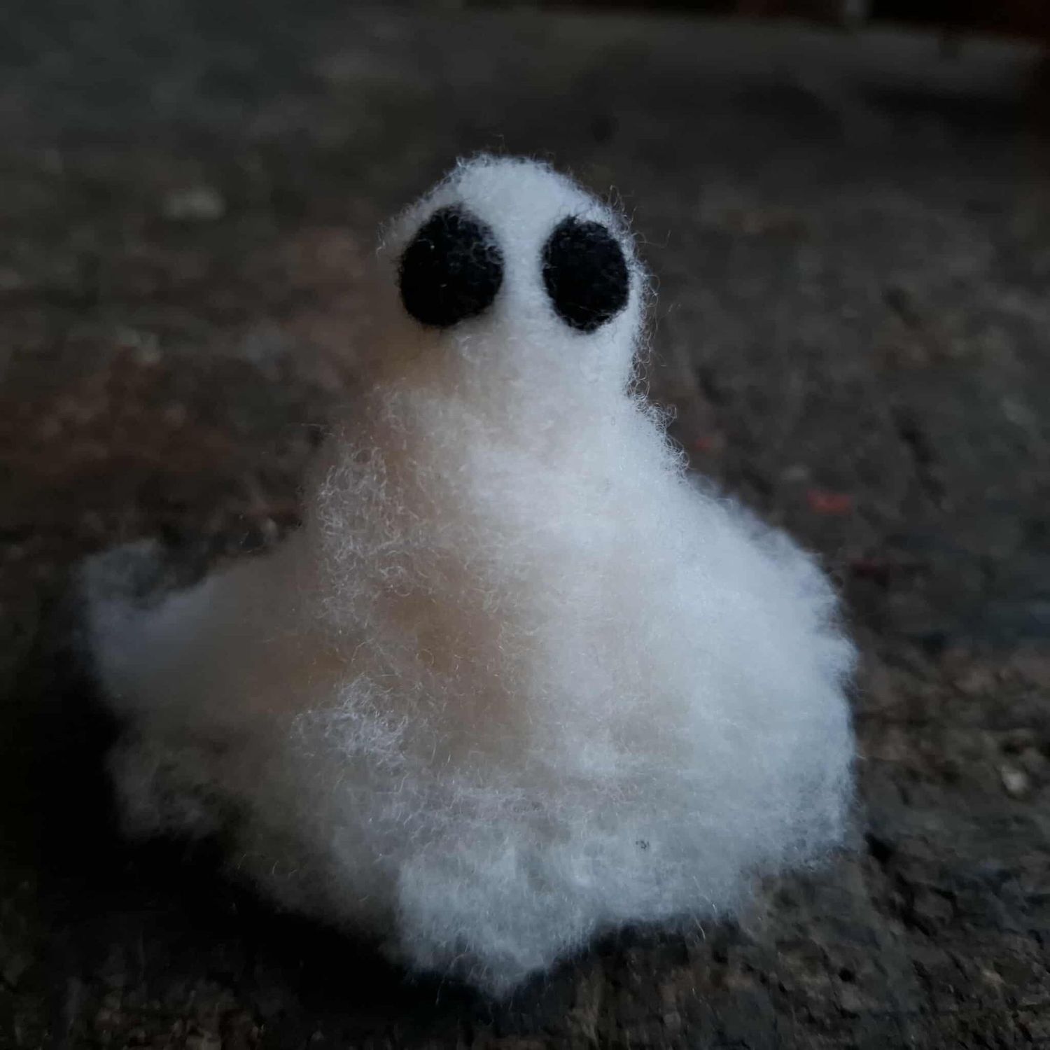 Miniatur Gespenst gefilzt Miniatur Gespenst gefilzt