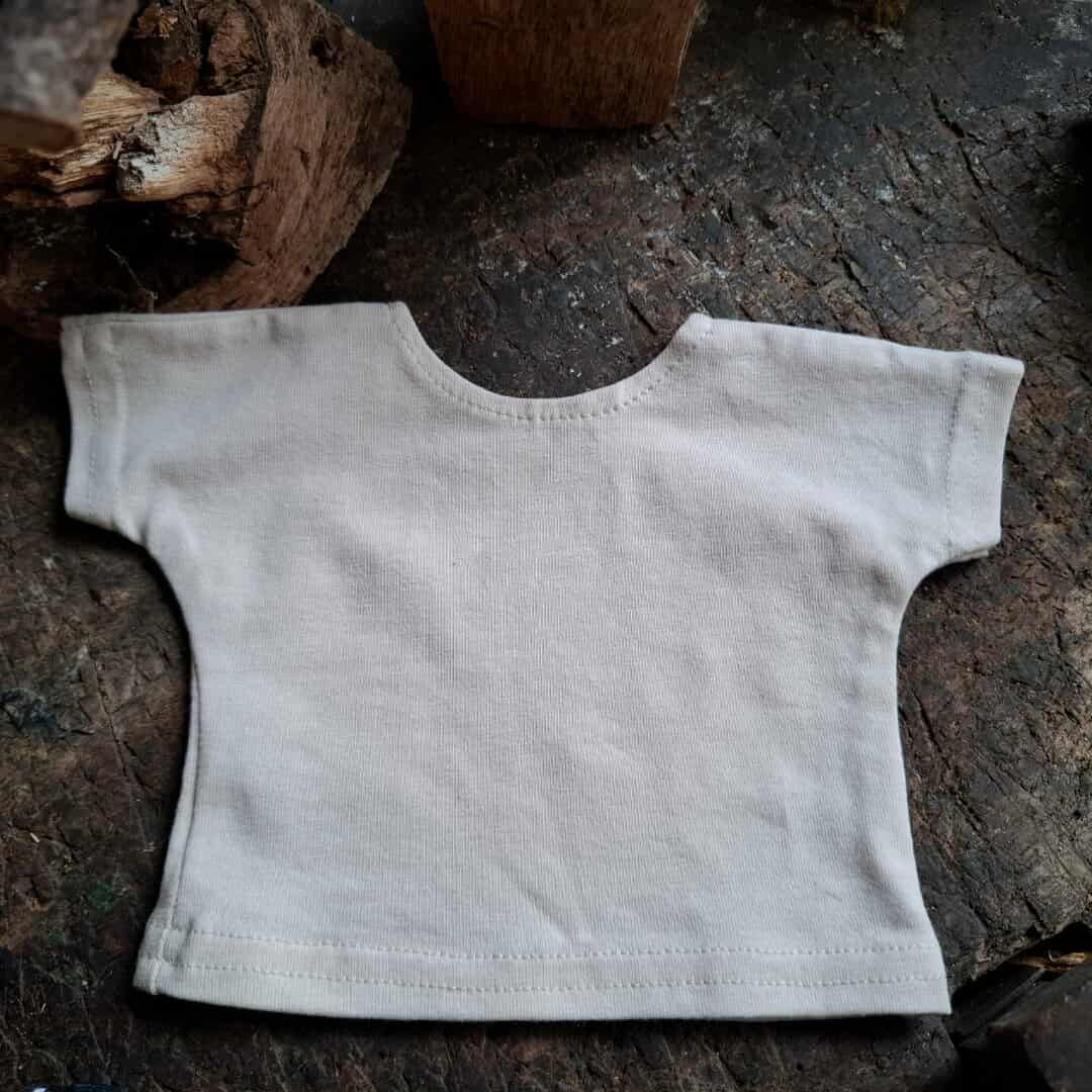 T-Shirt Beige fuer 40 cm Philomena Kloss Baeren T-Shirt Beige fuer 40 cm Philomena Kloss Baeren