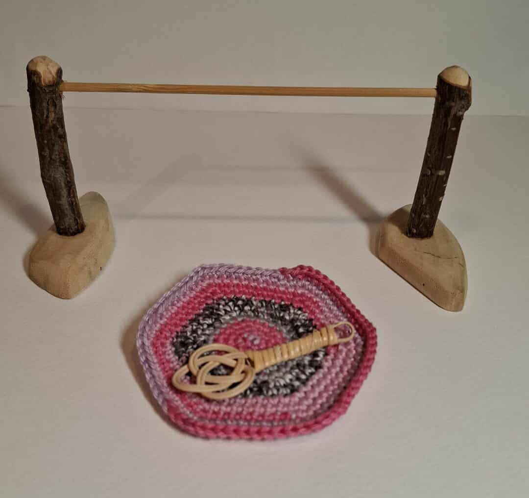 Miniatur Teppichklopfer Set Miniatur Teppichklopfer Set