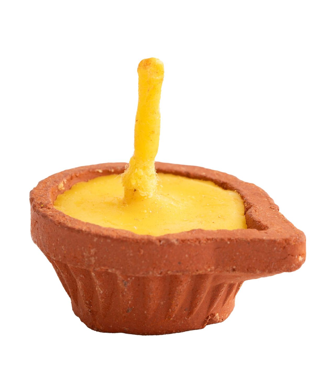 Ghee Kerze in Tongefäß Ghee Kerze in Tongefäß