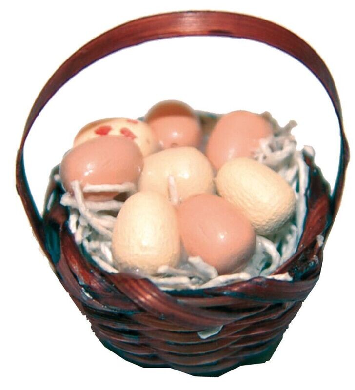 Miniatur Eierkorb Wichteltür Miniatur Eierkorb.