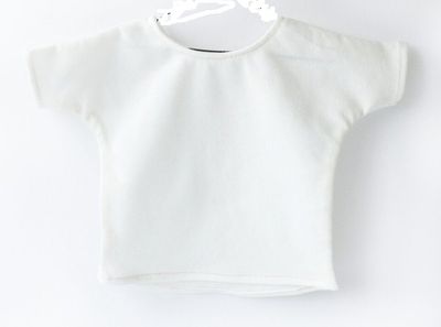 T-Shirt weiss fuer 40 cm Philomena Kloss T-Shirt weiss