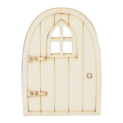Wichteltür Holte aus Holz Miniatur Tür "Holte"