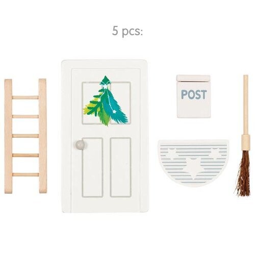 Wichteltür Set aus Holz 5 teilig Wichteltüren Set bestehend aus 5 Teilen