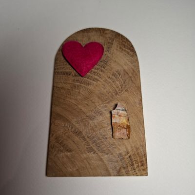 Wichteltuer mit Herz 10 cm Wichteltuer mit Herz 10 cm