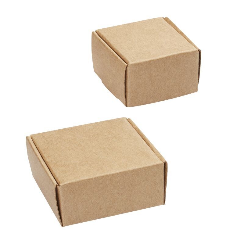 Miniatur Kartons Pappe 2 Stück 2 Miniatur Kartons aus Pappe