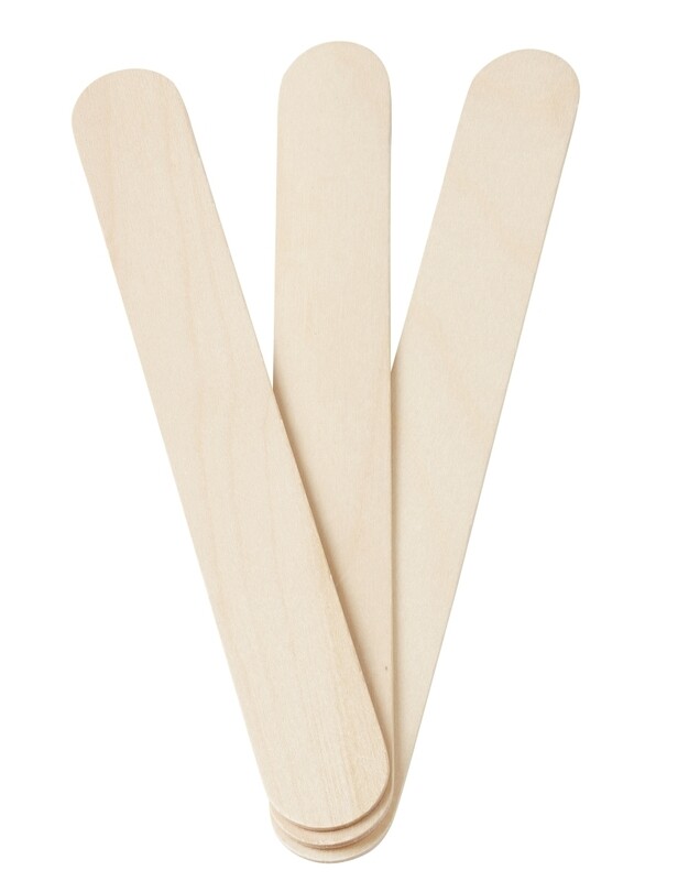 Miniatur Holzspatel 20 cm 20 Stück Holzstäbchen zum Basteln