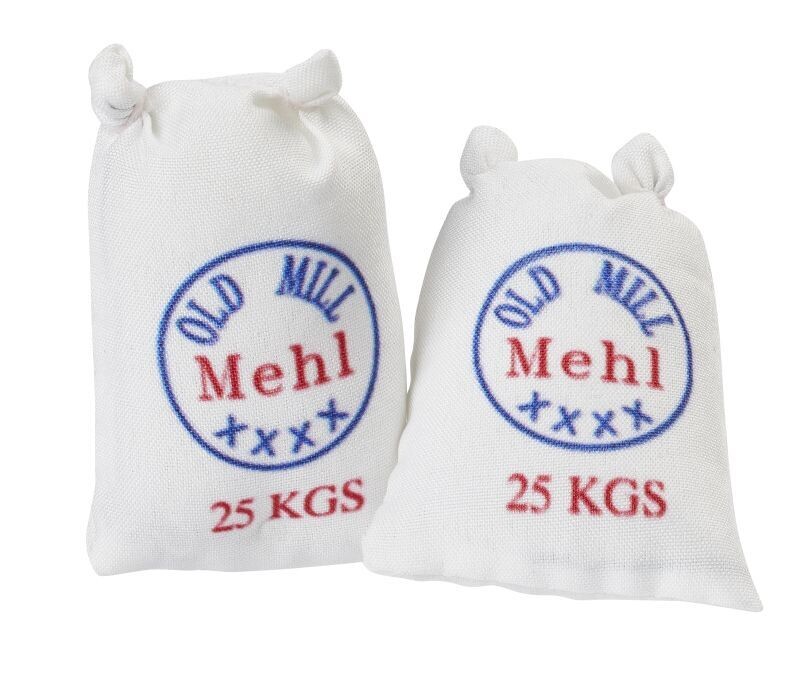 2 Mehlsäcke für die Wichteltür