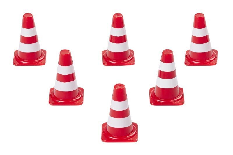 Miniatur Pylonen 6 Stück für die Wichteltür 6 Miniatur Pylonen