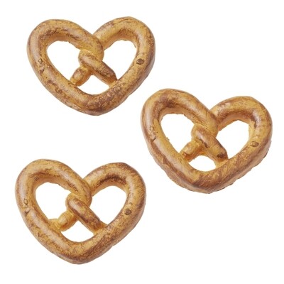 Drei kleine Brezeln für die Miniatur Wichtelbäckerei Miniatur Brezeln