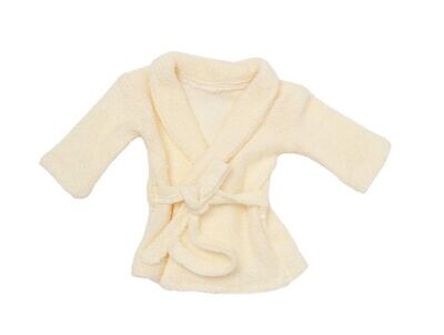 Bademantel weiß fuer 23 cm Philomena Kloss Baeren Bademantel weiß fuer 23 cm Philomena Kloss Baeren