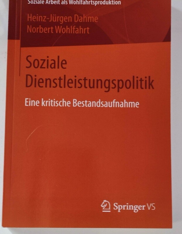 Soziale Dienstleistungspolitik Soziale Dienstleistungspolitik
