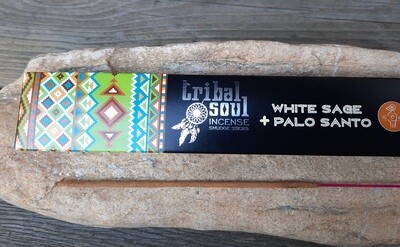 Tribal Soul - White Sage + Palo Santo Raeucherstaebchen Tribal Soul - White Sage + Palo Santo Raeucherstaebchen