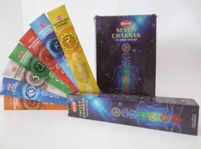 HEM Siete Chakras - Sieben Chakren Raeucherstaebchen HEM Siete Chakras - Sieben Chakren Raeucherstaebchen